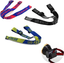 3 Pack Head Lamp Strap Replacement Adjustable High Elasticity LED Torch Diving H