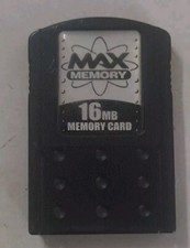 PS2 Max Memory 16MB Memory Card Sony PlayStation 2 USED Black