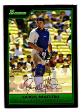 2006 Topps Bowman RUSS MARTIN RC Card #BDP13 Gold  Parallel Rookie