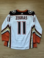 Anaheim Ducks Trevor Zegras Adidas Authentic Away Jersey Size 56