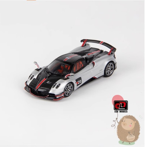 Modellino auto in lega LCD 1/64 Pagani Huayra BC pressofuso hobby ornamenti collezione giocattolo - Foto 11 di 11