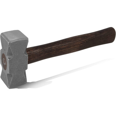 2.2LB Forging Square Hammer Farrier Bladesmithing Blacksmith Anvil Knife Tool