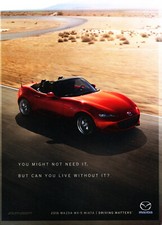 MAZDA CAR magazine promo ad #12 "NOT A CAR" 2016