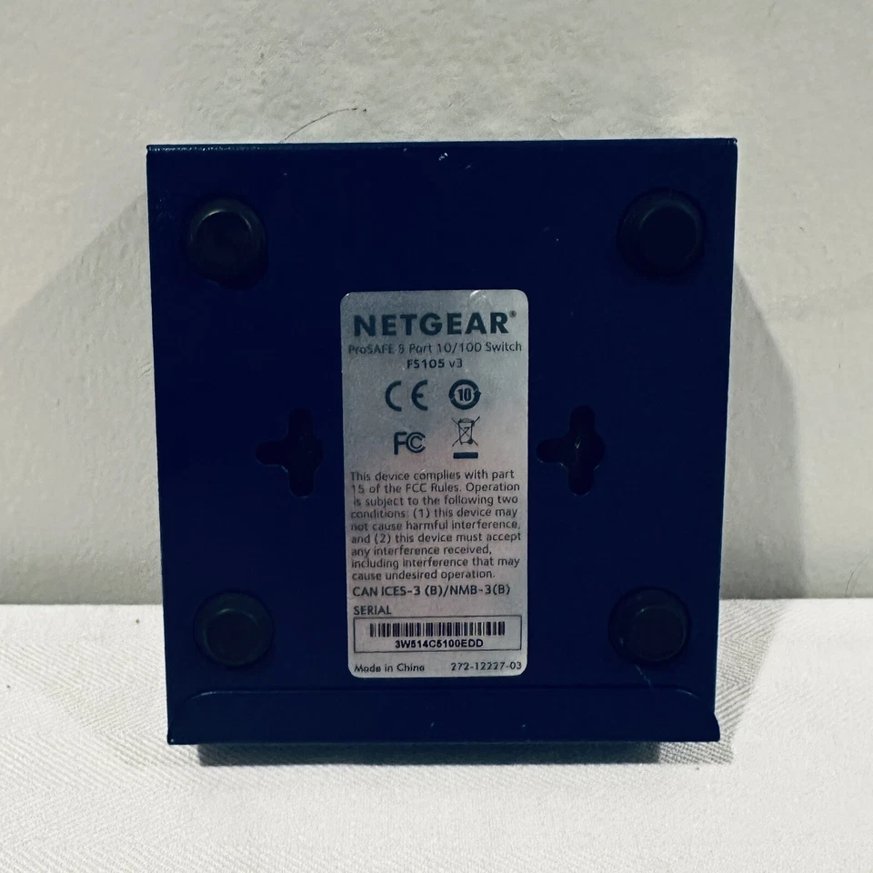 Netgear ProSafe FS105 5 Port Ethernet Switch - Image 2 of 3