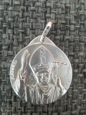  JOANNES PAULUS II & ST.CHRISTOPHER charm 925 