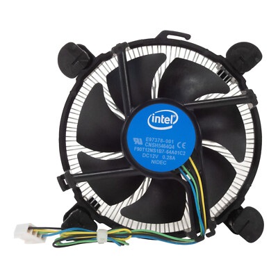 ORIGINAL INTEL E97378-001 CPU COOLER + FAN ALUMINIUM + COPPER LGA1155/1156/1150