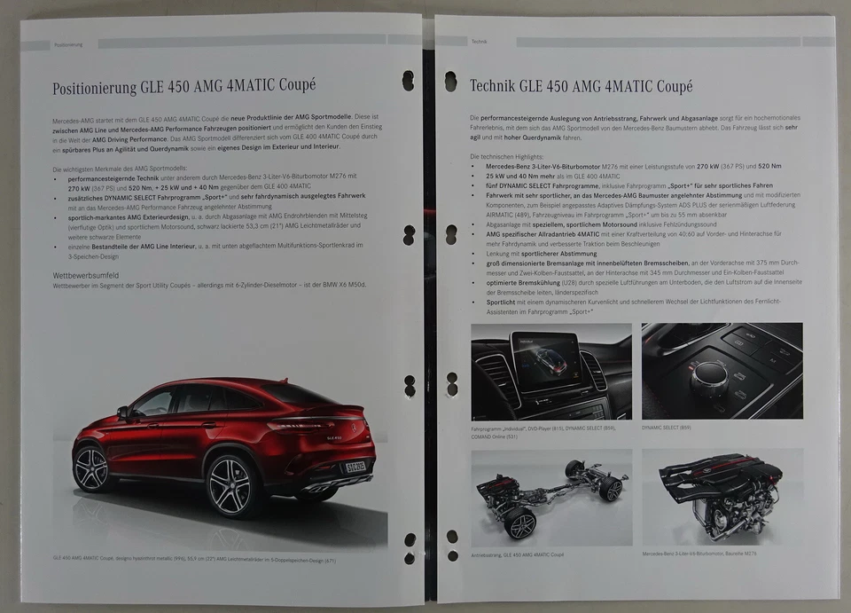 Info Prodotto/Vorteile Mercedes-Benz Gle 450 AMG 4Matic Coupé Stand 03/2015 Foto 2 de 2