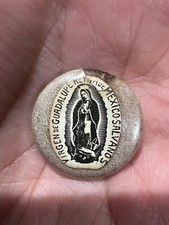 Prendedor Virgen de Guadalupe Virgen María Antiguo Años 20 México Revolución Mexicana Era