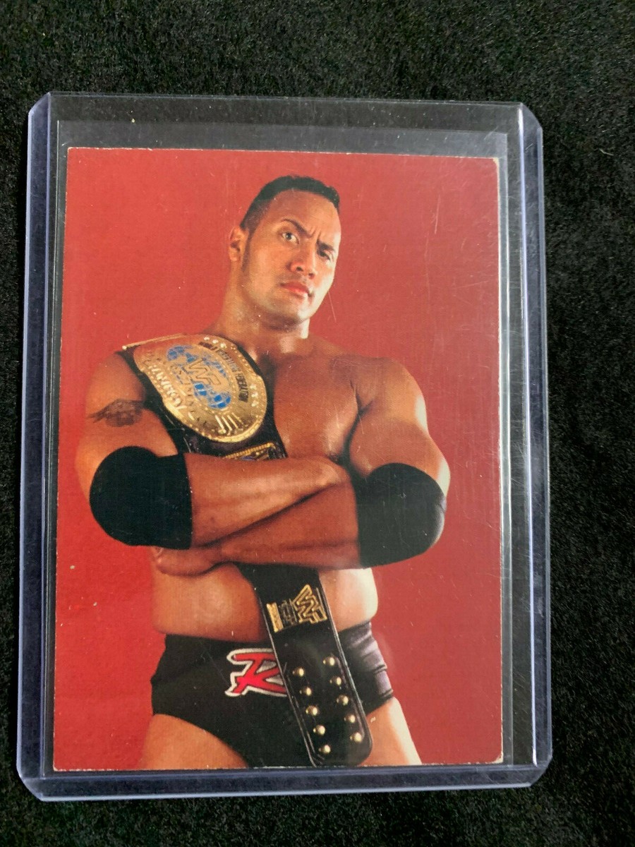 1998 Comic Images WWF Superstarz The Rock #8 Dwayne Johnson Rookie