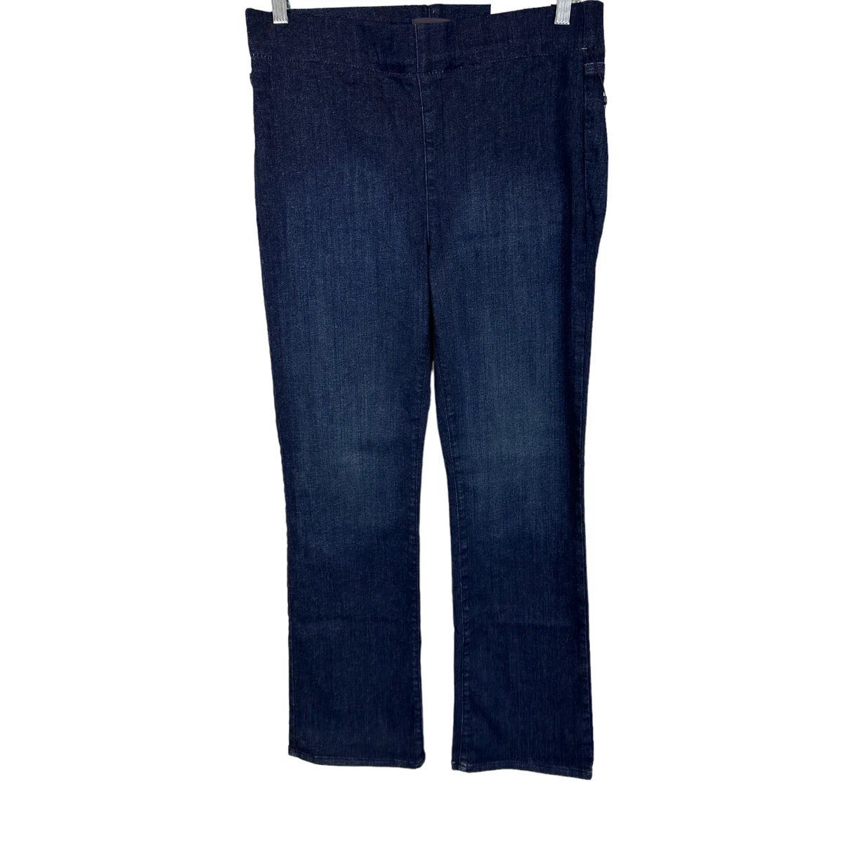 Plus size pull store on jeans bootcut
