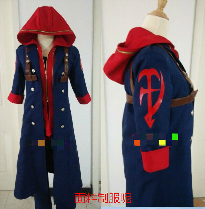 Devil May Cry 4 Nero Outfit Uniform Cosplay Costume{Free shipping