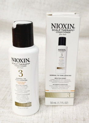 NIOXIN 3 Scalp Therapy Conditioner Fine Hair Normal To Thin Looking Hair 1.7 oz