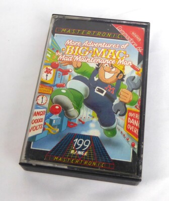 Commodore 64 C64 Spiel -- MORE ADVENTURES OF BIG MAC (Mastertronic) -- Tape
