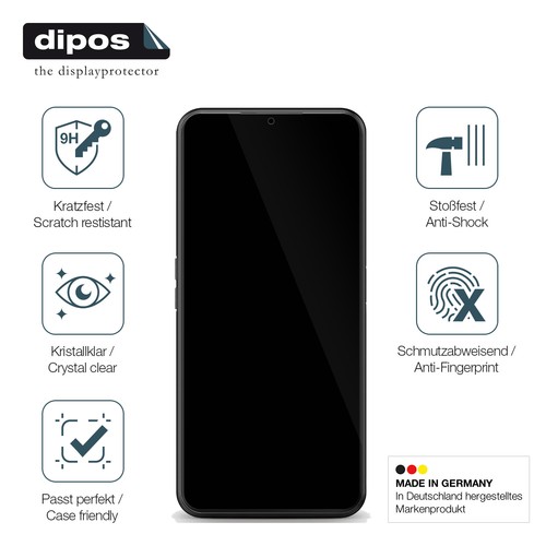 2x Screen Protector for Emporia Smart Me.6 5G Flexible Glass 9H dipos - Picture 7 of 7