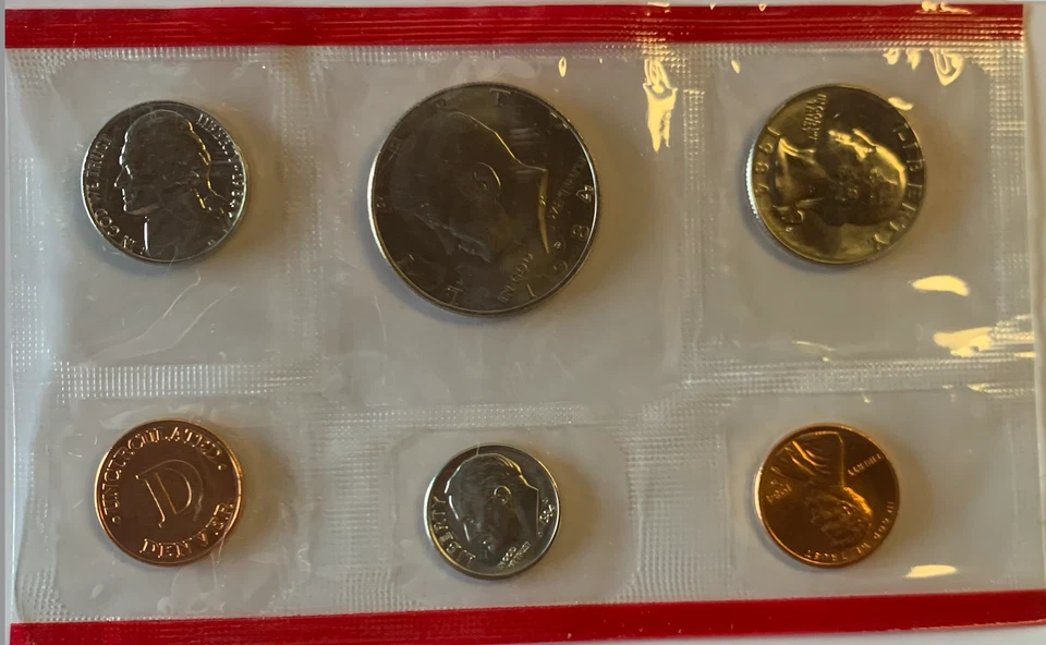 1984 United States Mint Uncirculated 12-Coin Set - Denver and Philadelphia Mint - Image 2 of 4