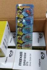 (Multi-Pack) Maxell SR916SW BLP/373 Silver Oxide Cell Watch Button Battery 1.55V