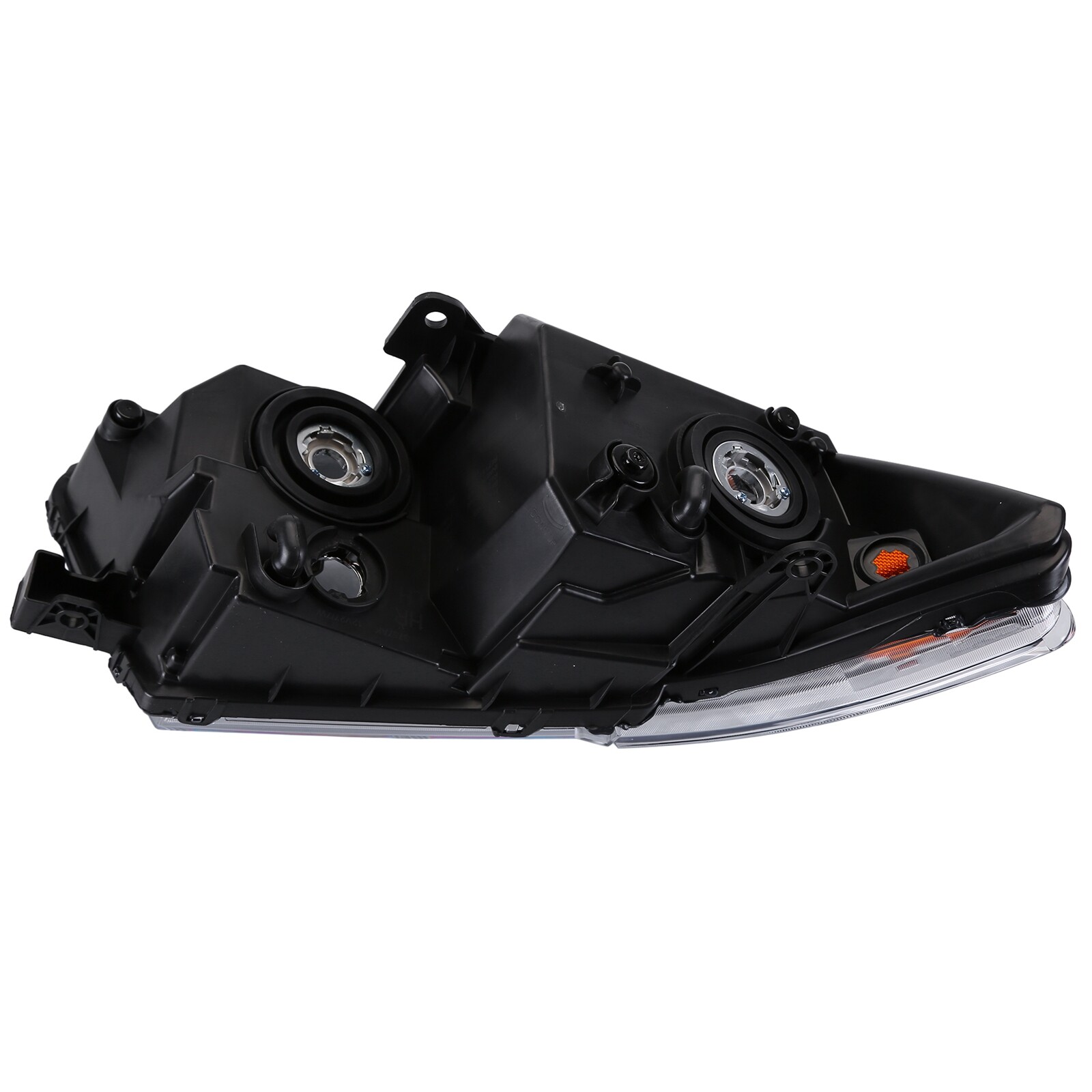 For 2009-2020 Dodge Journey Headlights Pair Black Chrome Headlamps 09-18 LH RH E