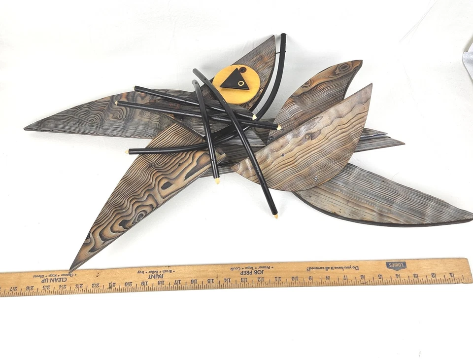 Reloj Funky Arte Madera Hecho a Mano Foto 4 de 4