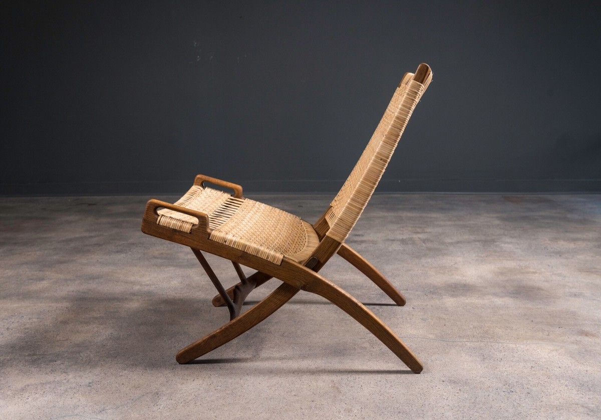 Authentic Vintage Hans Wegner Folding Chair JH512 for Johannes