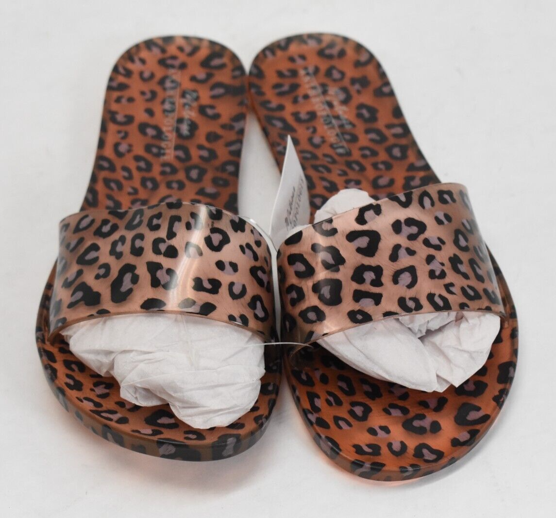 Matisse Anthropologie Casual Slides Medium Jelly Leopard  display picture 3