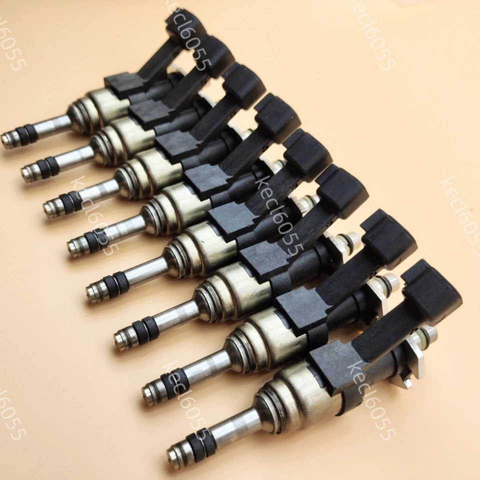 8X Original GM 12668390 Fuel Injectors For 14-19 Chevrolet GMC 1500 5.3L FJ1217 Foto 3 de 4