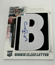 Matt Barkley 2013 Panini Prominence Rookie Class Letter B Auto Patch /105 Eagles
