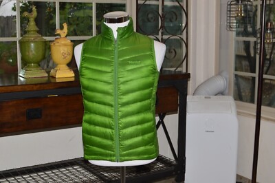 Marmot Vest Womens Sp 800 Fill Outdoor Zip Up Hiking Puffer*