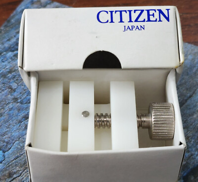 Citizen White Plastic Watch Bracelet Vise Tool Band Holder for Removing Link Pin