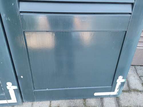 1 Paar Fensterladen - Holz - gebraucht - Höhe 138 cm - Breite 71,5 cm - Bild 4 von 20