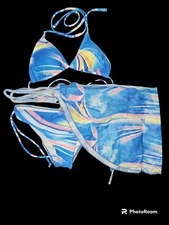 Nwt 3 Piece Bikini Swimsuit Set