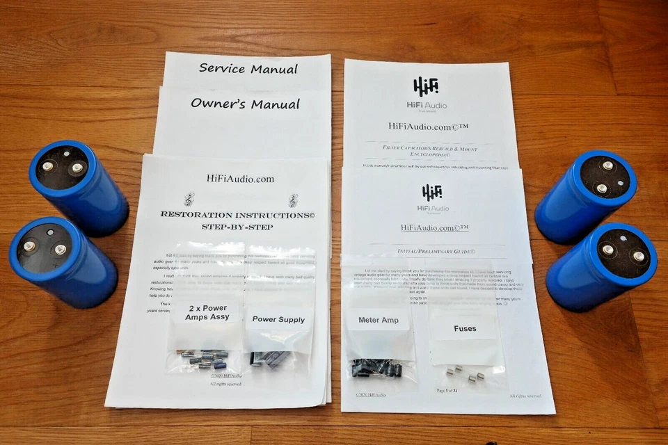 Kit de actualización de reconstrucción y restauración Pioneer Spec 2 kit de actualización de reparación de condensador de filtro Foto 2 de 4