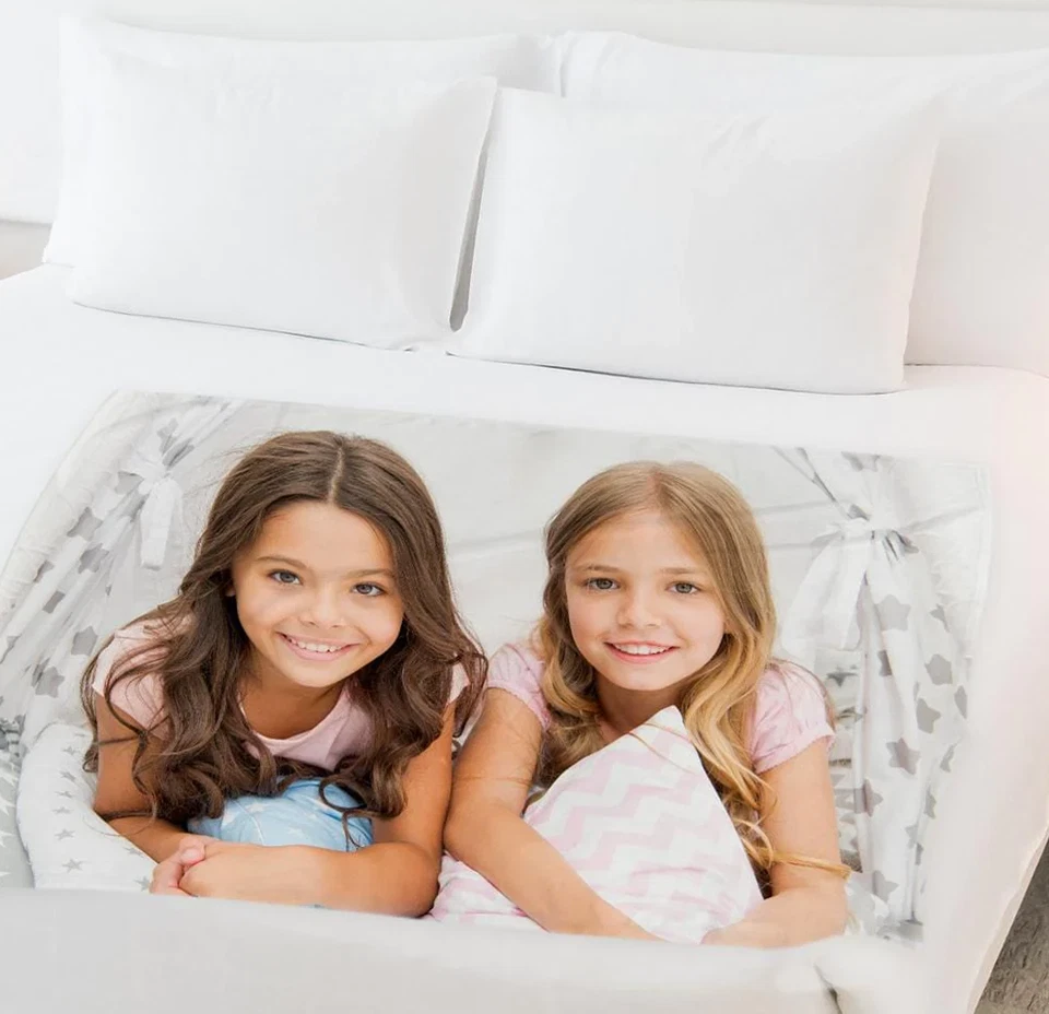 Personalized Upload a Photo Throw Blanket | 30x40 | 50x60| 60x80 | Fleece | Mink - Image 4 of 4