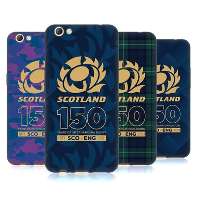 OFFIZIELLE SCOTLAND RUGBY 150ER JUBILÄUM SOFT GEL HANDYHÜLLE FÜR OPPO HANDYS