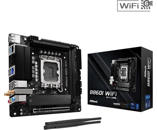 Asrock B860I WiFi Intel B860 LGA 1851 (Socket V1) mini ITX - B860I WIFI