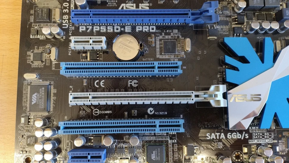 Asus P7P55D REV. 1.01G Socket 1156 DDR3 Motherboard with i7 CPU Ram & Backplate - Image 2 of 4