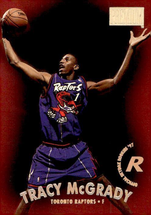 1997-98 SkyBox Premium #79 Tracy McGrady Rookie Card RC