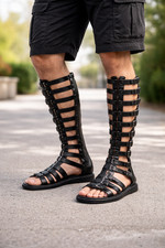 Leather Upper Gladiator Sandals for Men for sale | eBay display picture 1