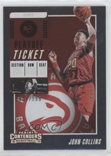2018-19 Panini Contenders Playoff Ticket 67/199 John Collins #12 ni4