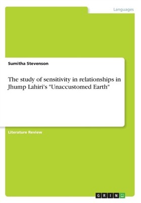 Stevenson - study of sensitivity in relationships in Jhump Lahiri's U - G555z
