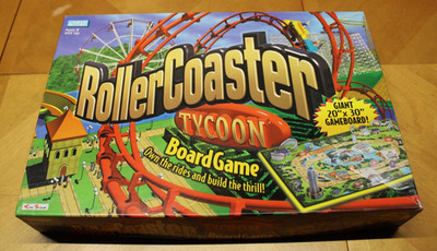 ROLLER COASTER TYCOON Board Game  - Parker Brothers - 2002 - NEW OPEN Box