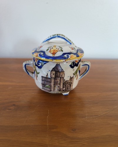 Petit Pot en Faïence décor