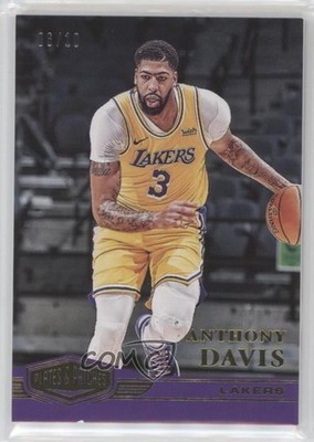 2020-21 Panini Chronicles Plates and Gold 6/10 Anthony Davis #304 Patch 7y2