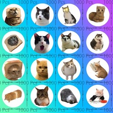 3000pcs Cute and Fun Cat Stickers,Gifts for Children Teen Birthday Parties