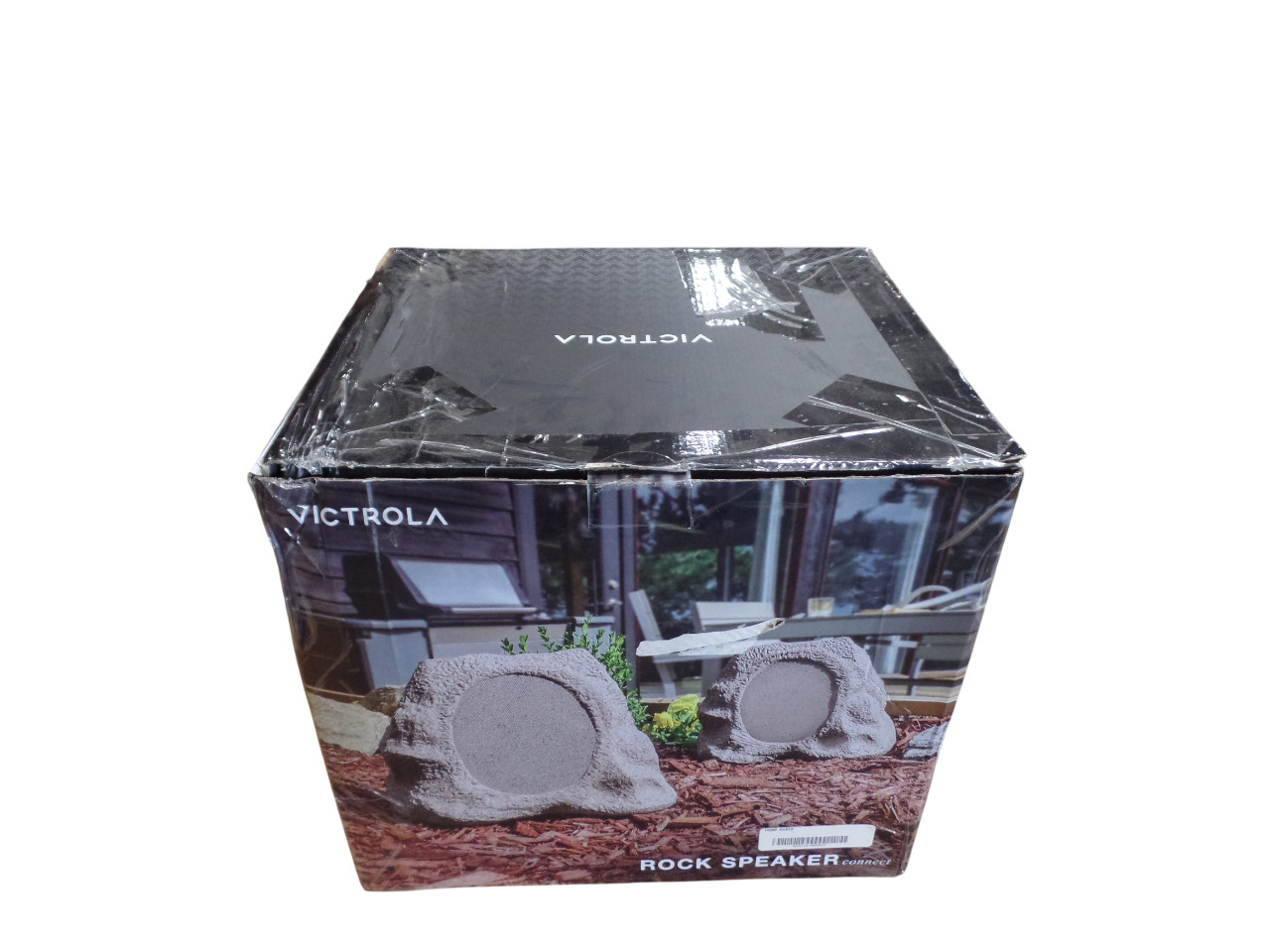 Victrola Bluetooth Portable Wireless Outdoor Solar Rock Speaker Connect VOS-600