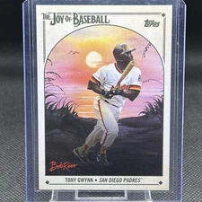 2023 Topps X Bob Ross The Joy of Baseball #8 Tony Gwynn Padres