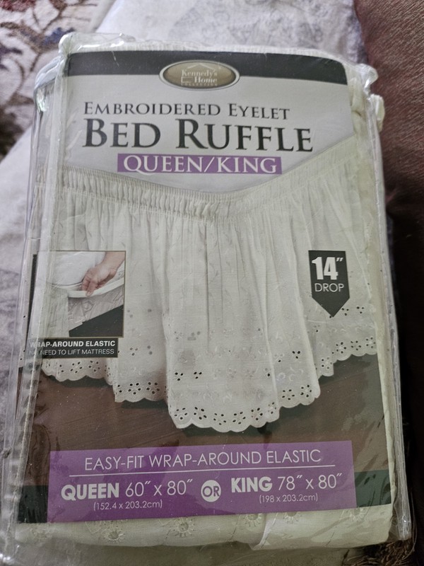 Kennedy's Home Collection   Bed Ruffles  Queen/ King