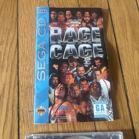 WWF Rage in the Cage Sega CD (1993) Disc & Manual Only
