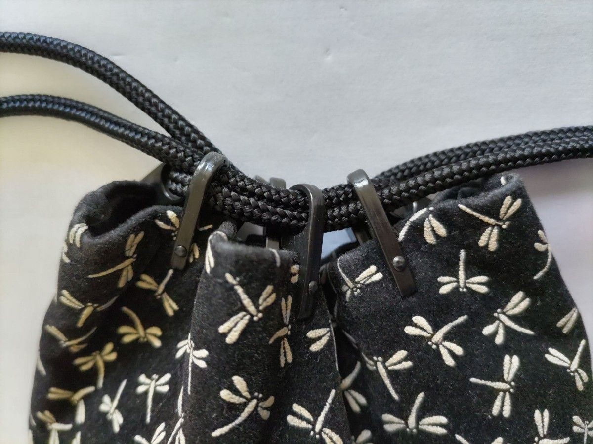 Drawstring bag dragonfly pattern - image 11