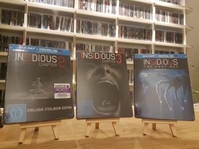 INSIDIOUS CHAPTER 2/3/4 blu ray steelbook ovp 