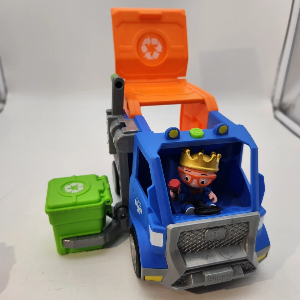 Vehículo camión de reciclaje Blippi [embalaje sin problemas] Foto 3 de 4